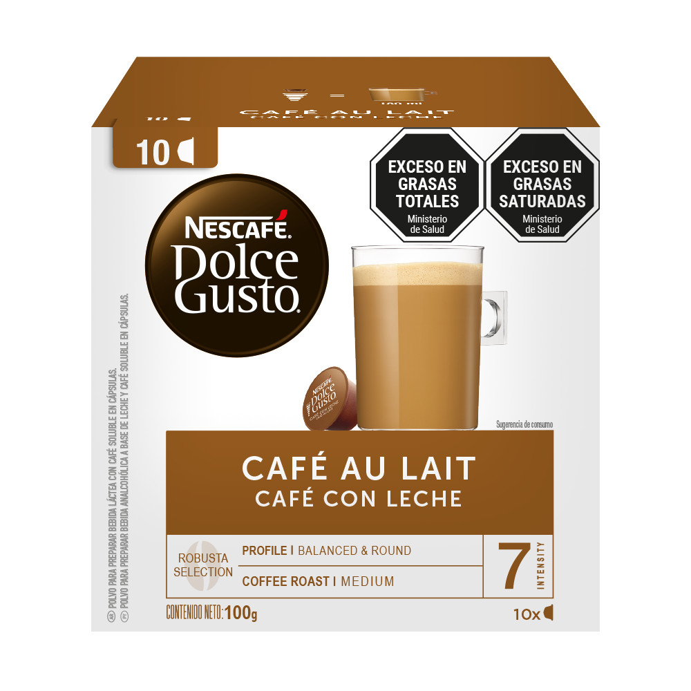 Café au Lait 10 Cápsulas