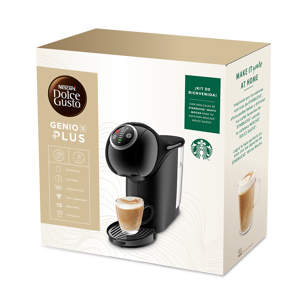 Genio S Plus + 2 cajas de Starbucks White Mocha