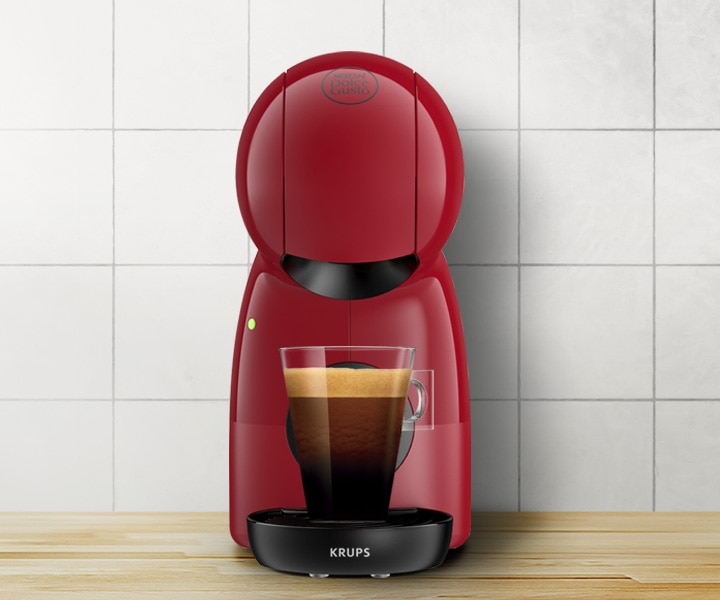 Primer plano Máquina de Café Piccolo XS NESCAFÉ® Dolce Gusto® Roja